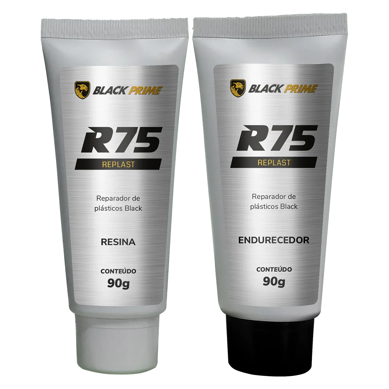 Reparador De Plasticos R75 Black Prime 180g