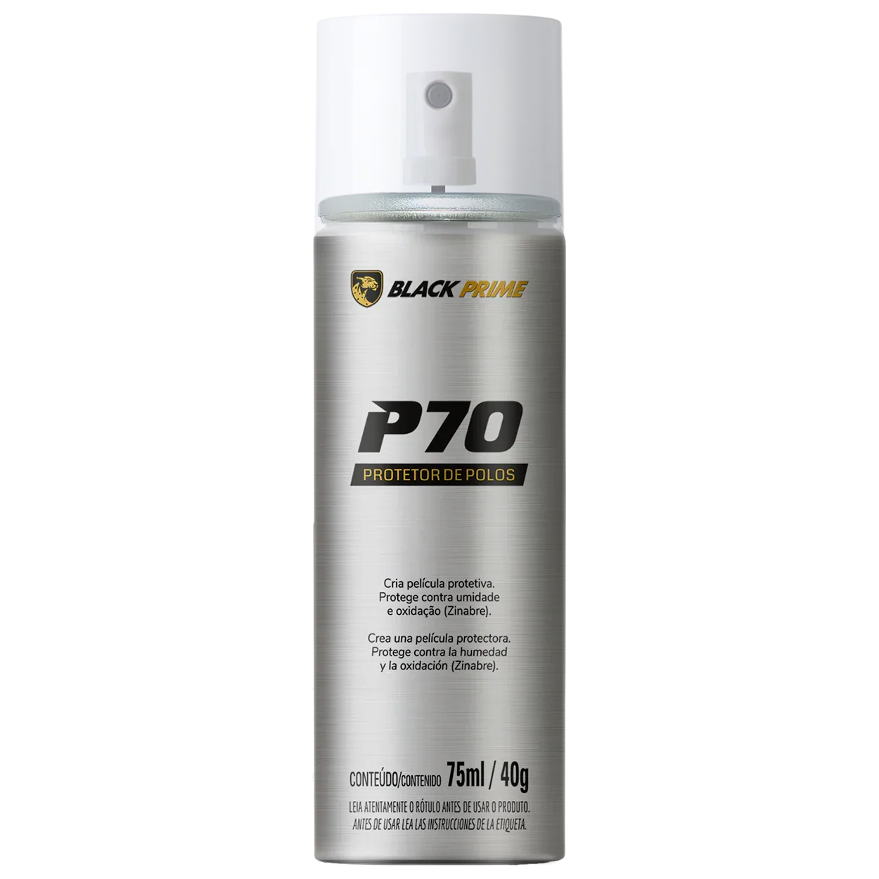 Protetor De Polo De Bateria P70 Black Prime 75ml