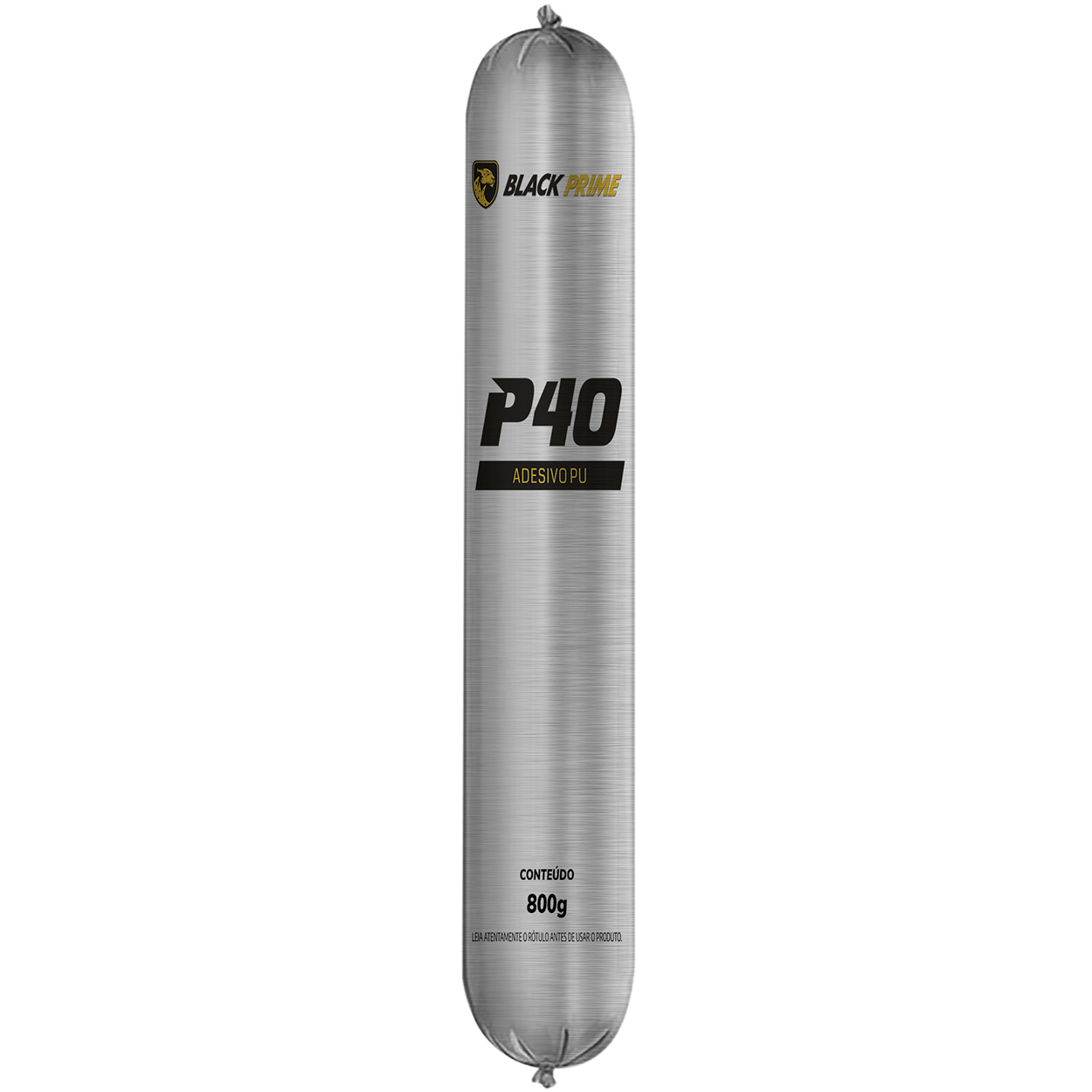 Adesivo De Pu Black Prime Sache Cinza 800g