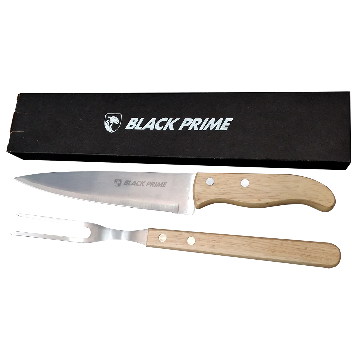 Kit Churrasco Faca+garfo Black Prime- 2 Peças