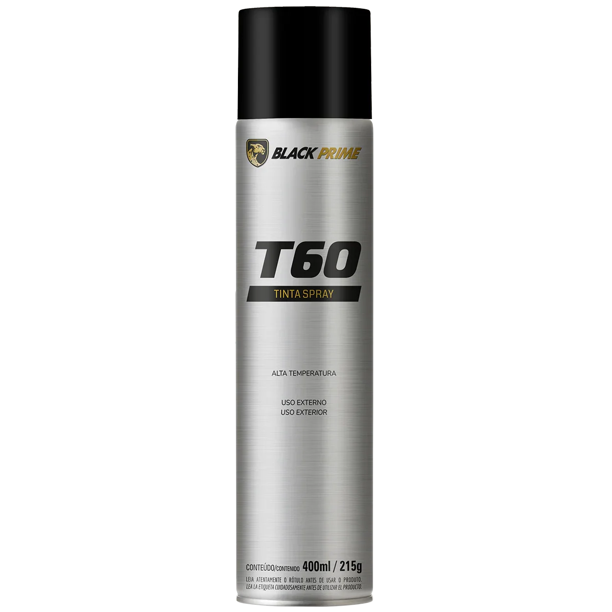 Tinta Spray At T60 Preto Fosco Black Prime 400ml