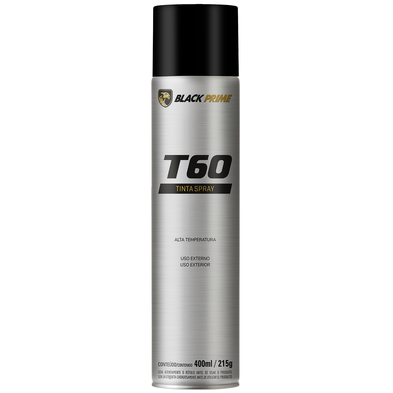 Tinta Spray At T60 Preto Fosco Black Prime 400ml