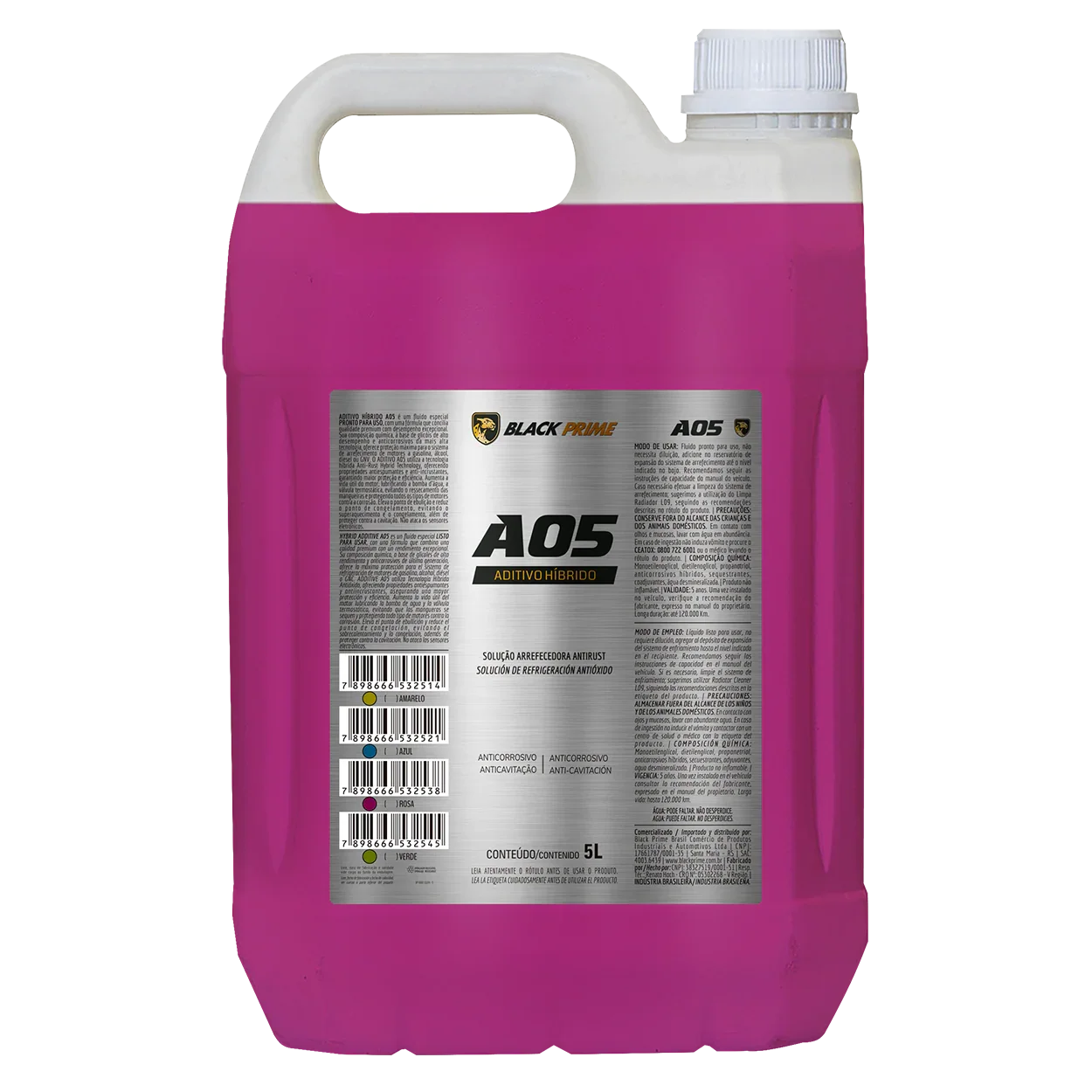 Aditivo A05 Pronto Uso Black Prime Rosa 5l