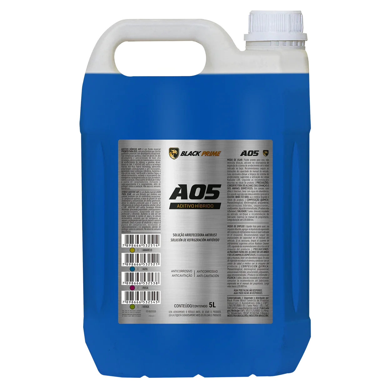 Aditivo A05 Pronto Uso Black Prime Azul 5l