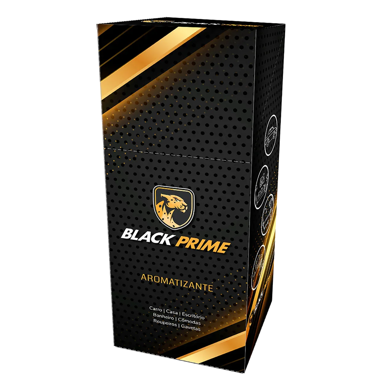 Aromatizante Folha A10 Mista Black Prime Cx 24un