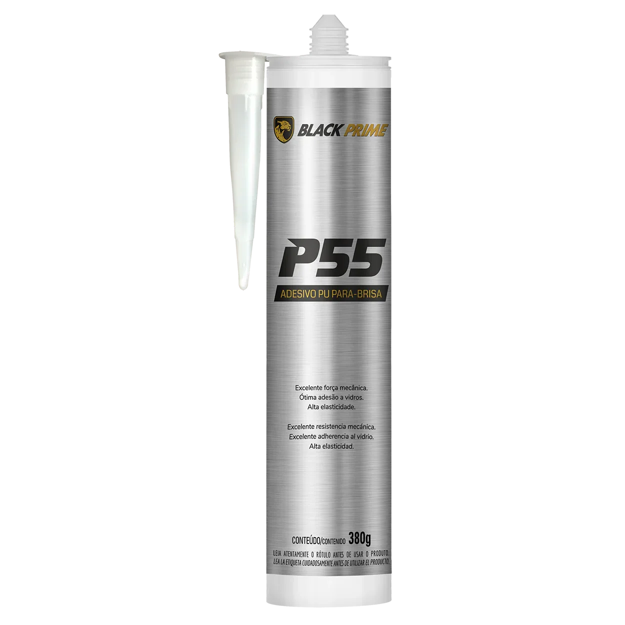 Adesivo De Pu Para-brisa P55 Black Prime Preto 380