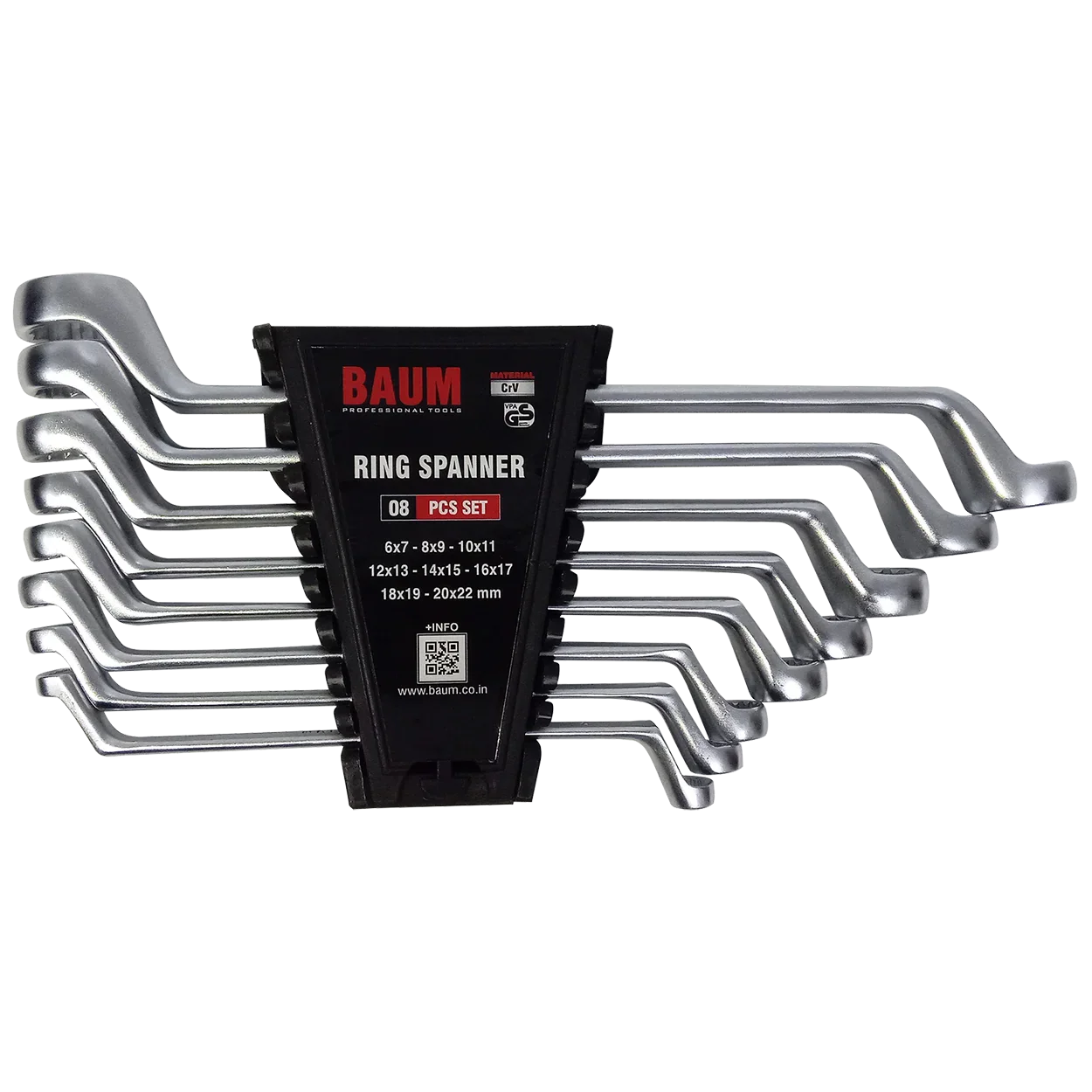 Kit Chave Estrela 08 Pcs Baum 6mm A 22mm