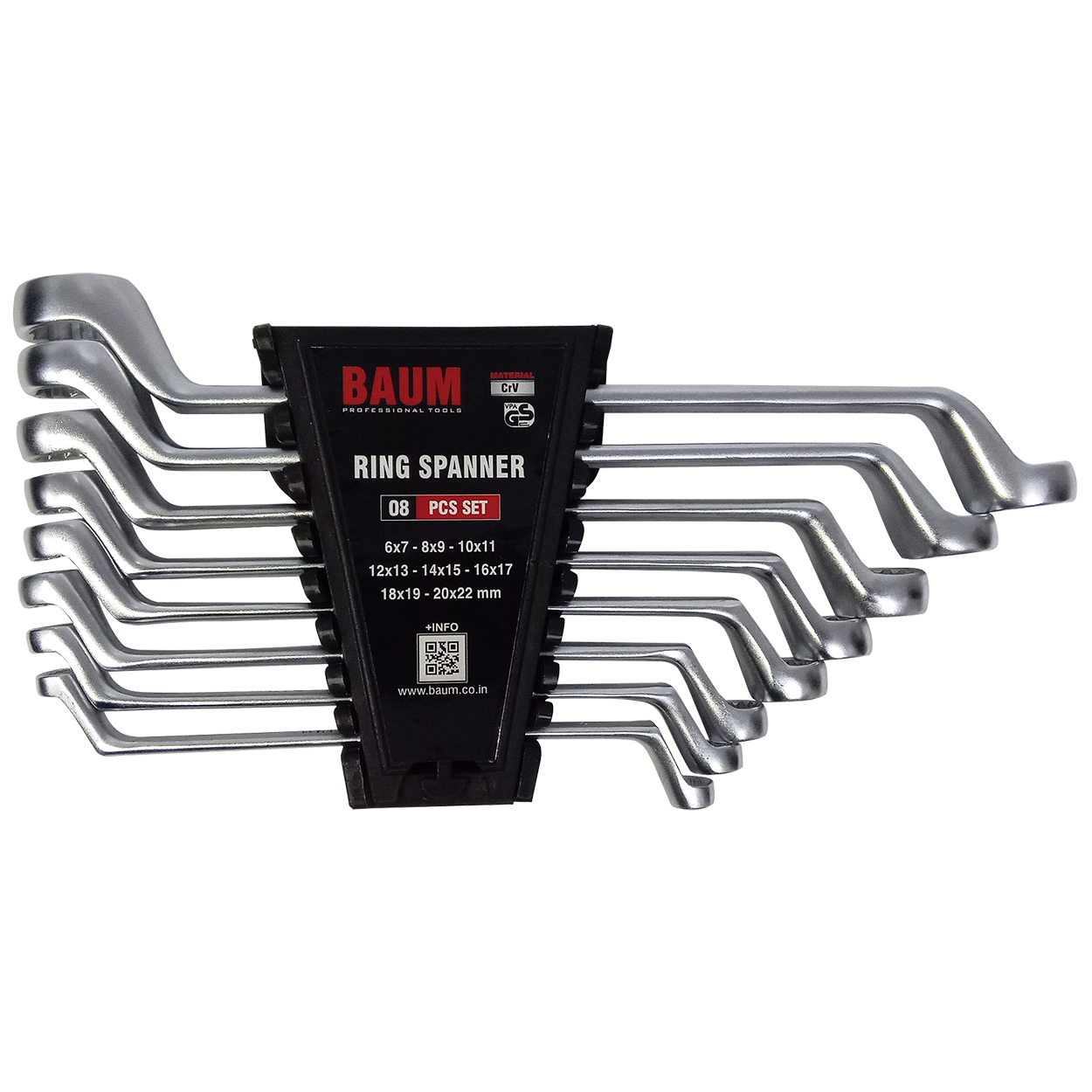 Kit Chave Estrela 08 Pcs Baum 6mm A 22mm