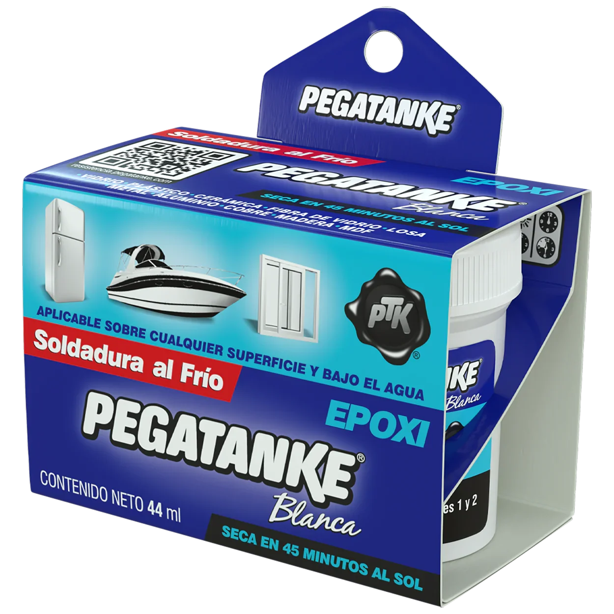 Adesivo Epoxi Pegatanke Branco 46,0g