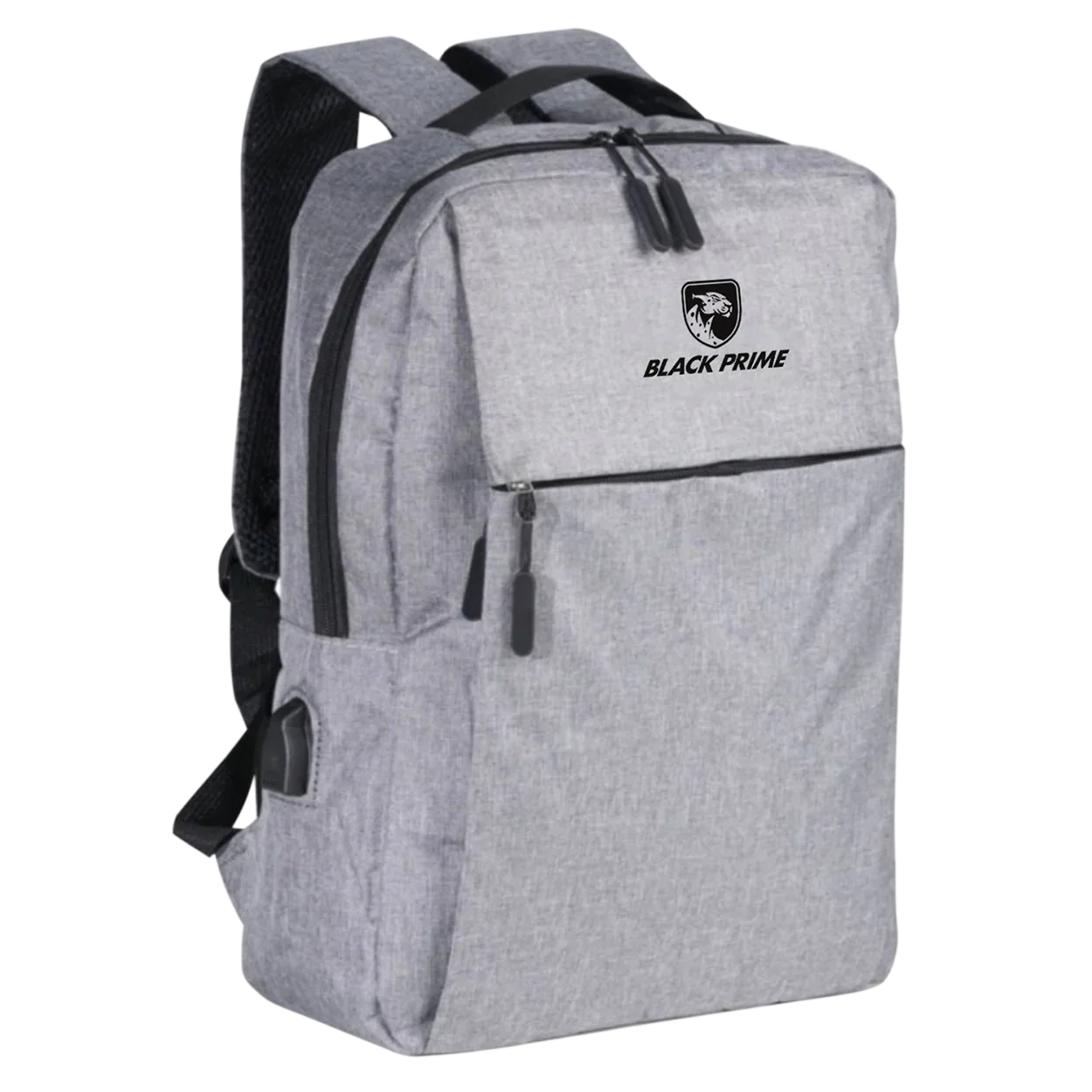 Mochila Usb Cinza Black Prime
