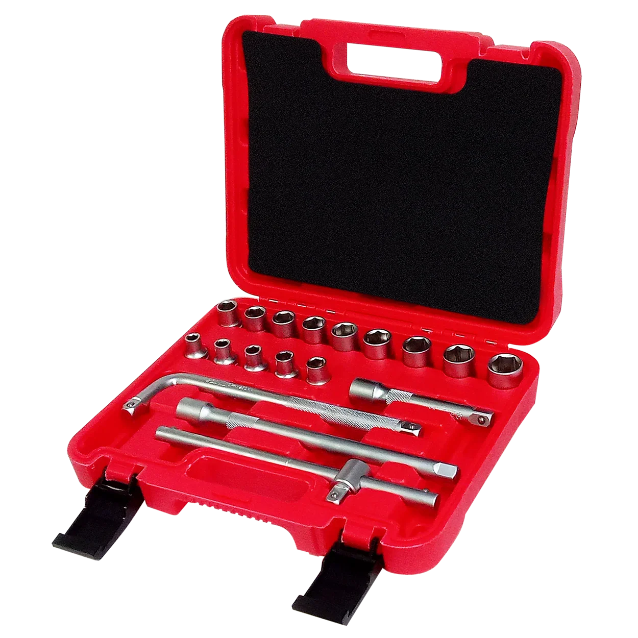 Kit Soquete Chave Manual 1/2" Baum - 18pçs