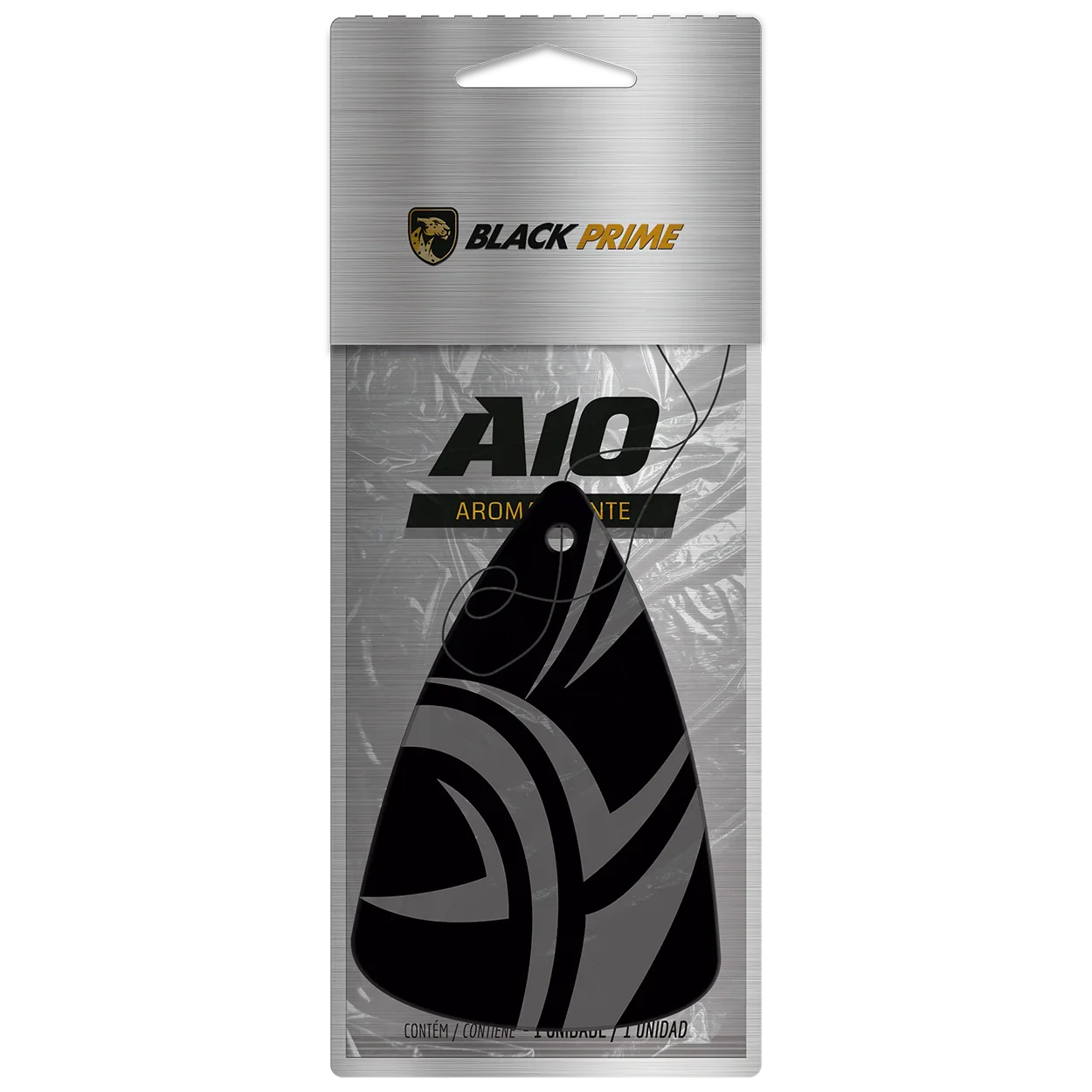 Aromatizante Folha A10 Carro Novo Black Prime Cx 2