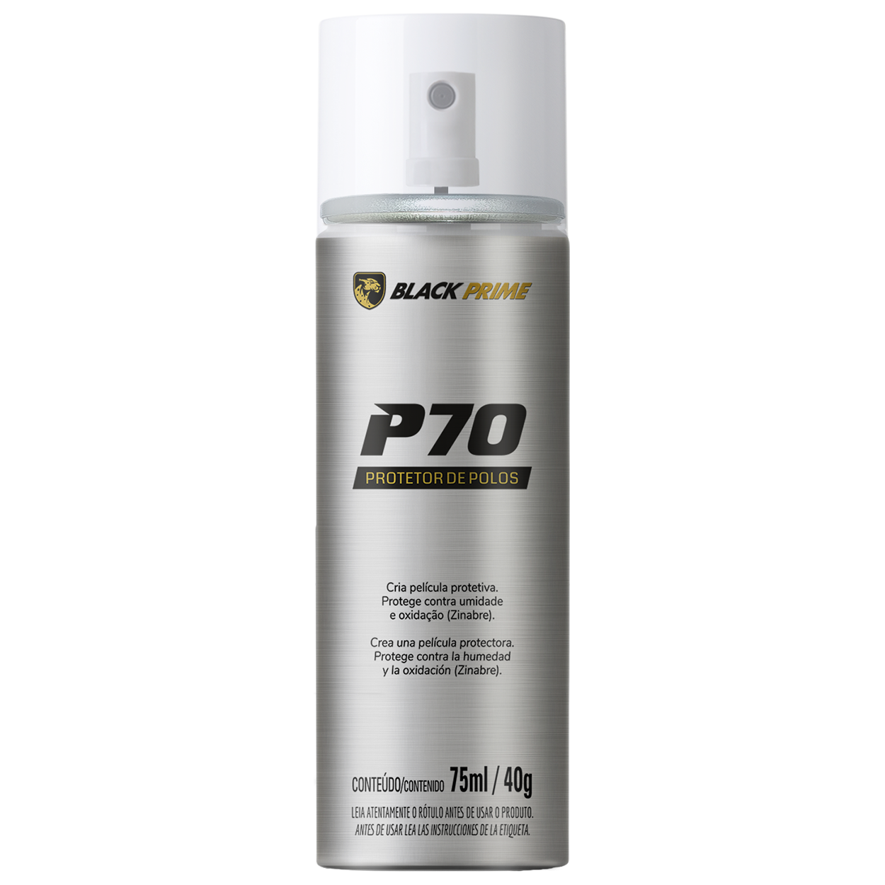 Protetor De Polo De Bateria P70 Black Prime 75ml
