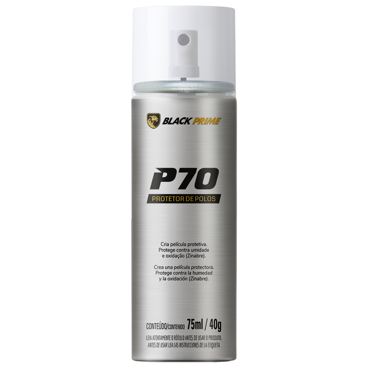 Protetor De Polo De Bateria P70 Black Prime 75ml