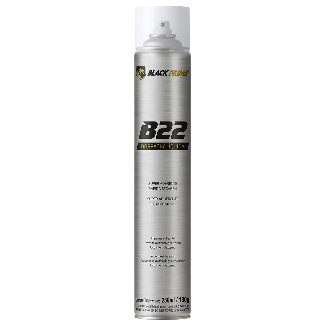 Borracha Liquida B22 Black Prime Preta 250ml