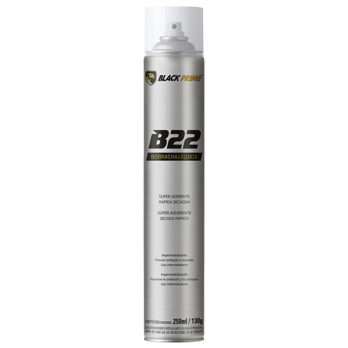 Borracha Liquida B22 Black Prime Preta 250ml