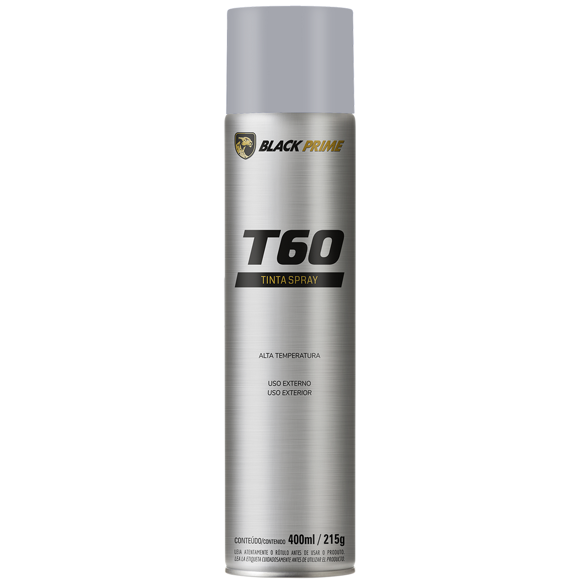 Tinta Spray At T60 Aluminio Fosco Black Prime 400m