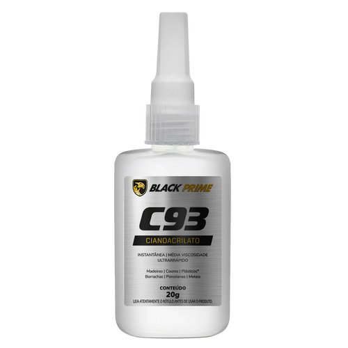 Adesivo De Cianoacrilato C93 Black Prime 20g