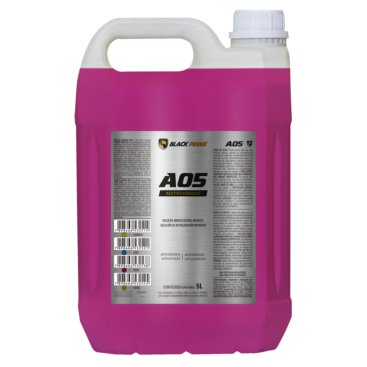 Aditivo A05 Pronto Uso Black Prime Rosa 5l