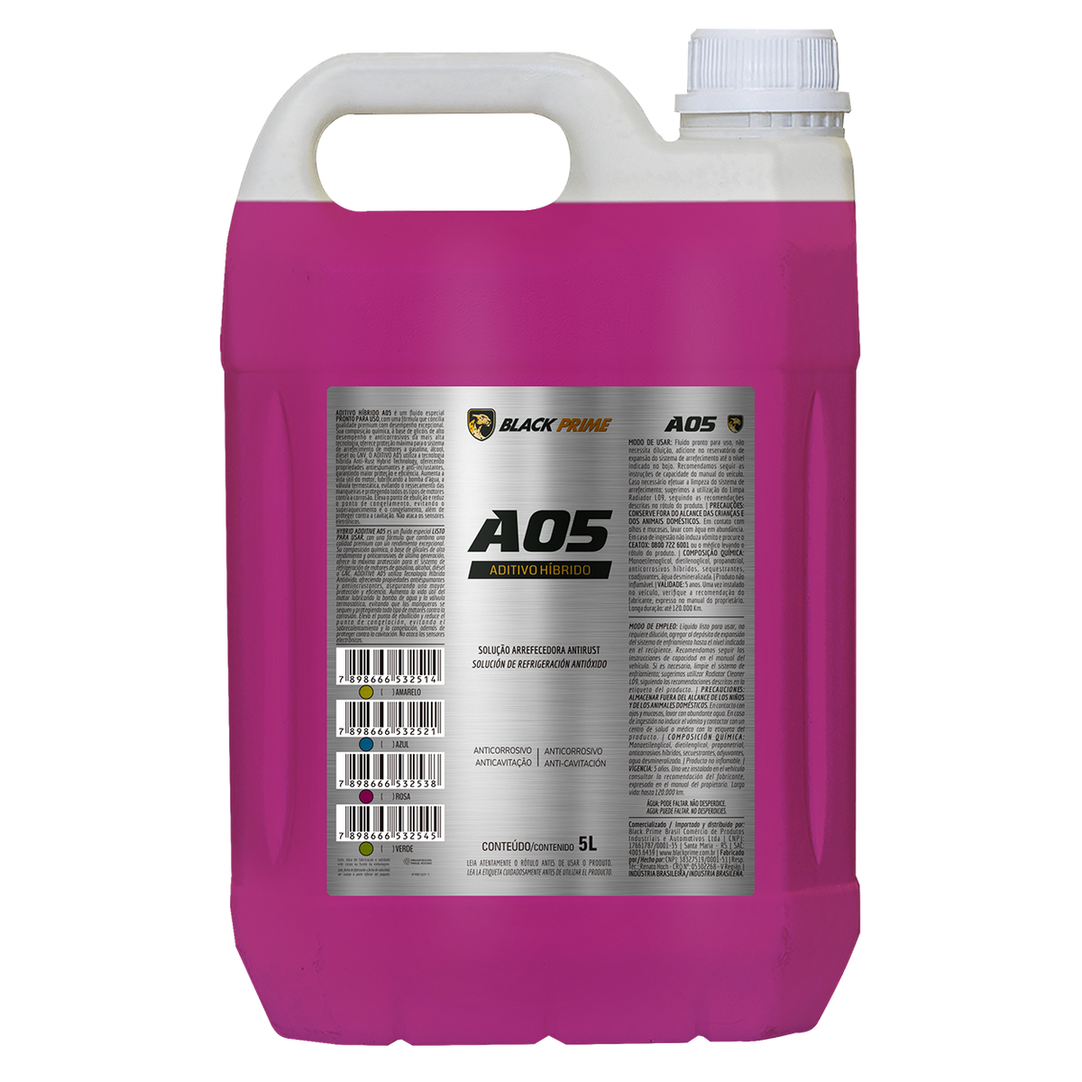 Aditivo A05 Pronto Uso Black Prime Rosa 5l