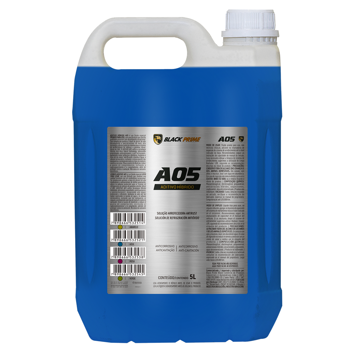 Aditivo A05 Pronto Uso Black Prime Azul 5l