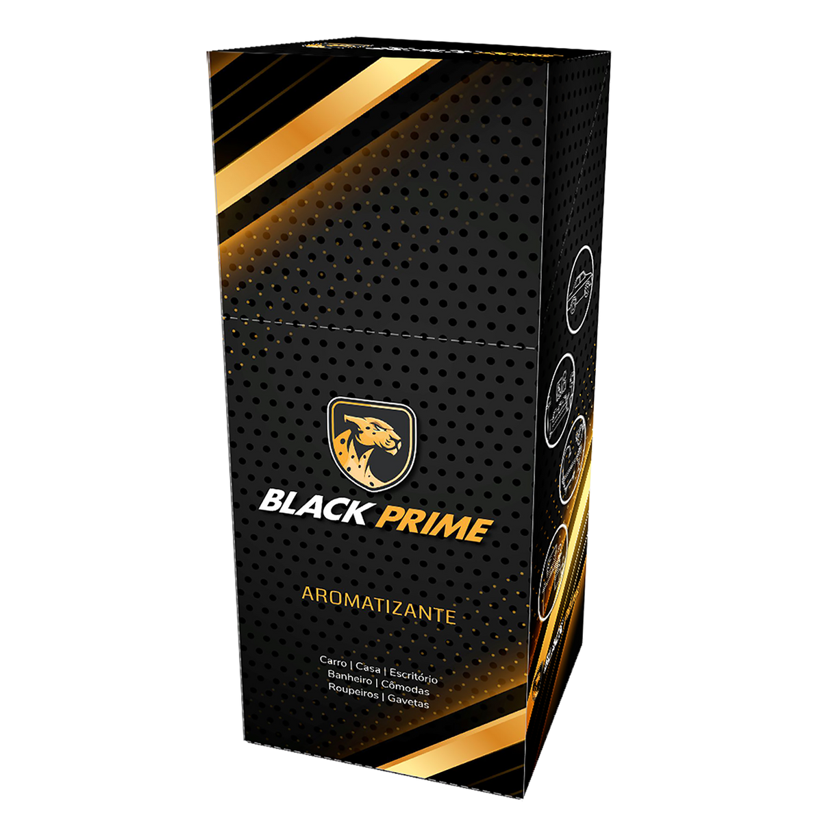Aromatizante Folha A10 Mista Black Prime Cx 24un