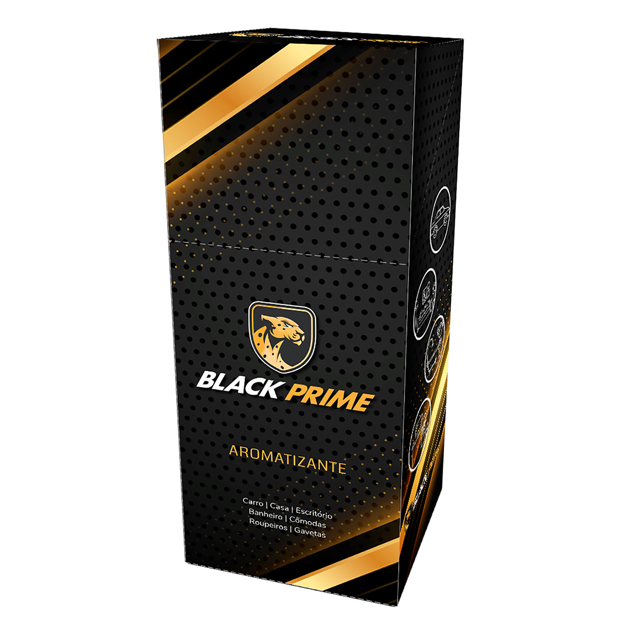 Aromatizante Folha A10 Mista Black Prime Cx 24un