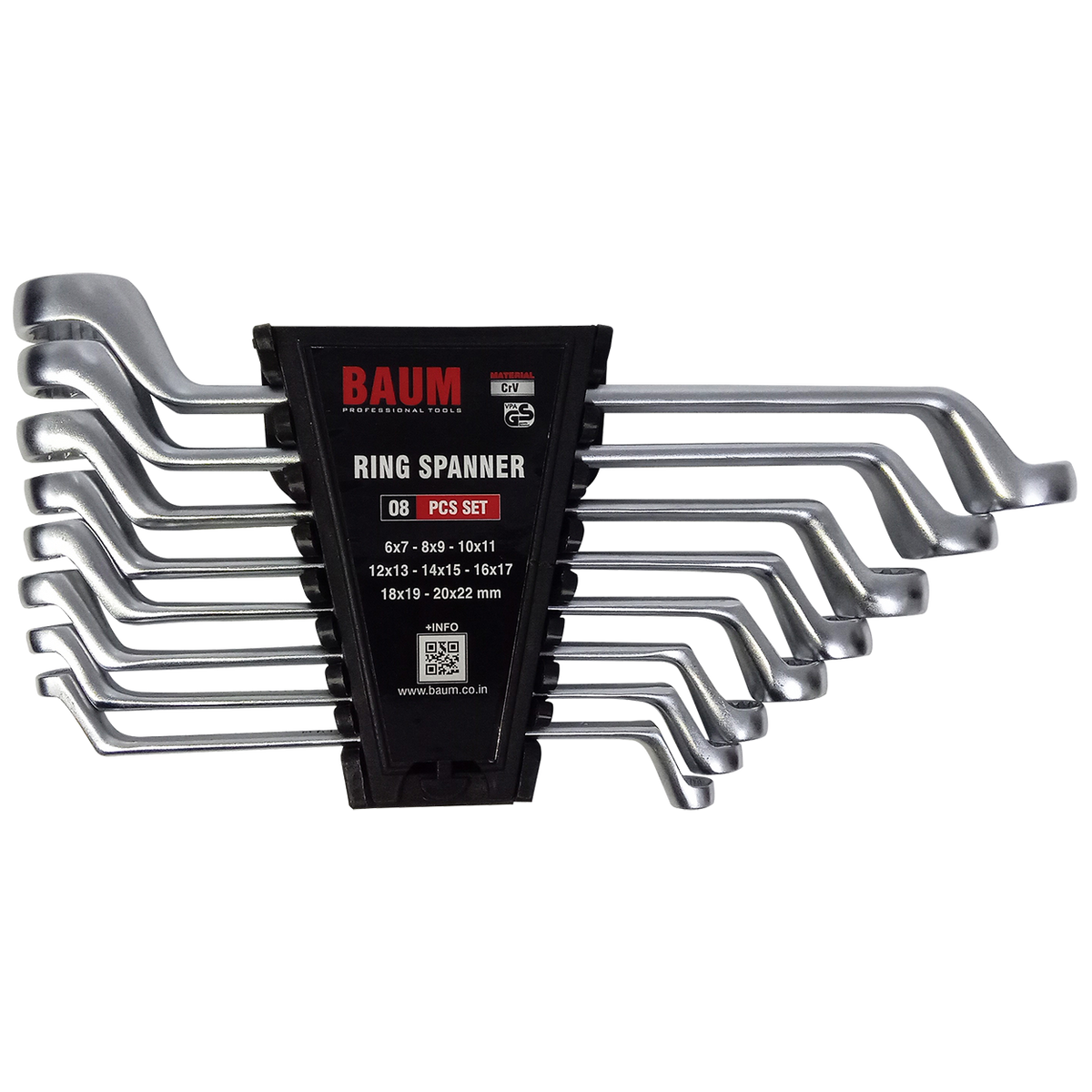 Kit Chave Estrela 08 Pcs Baum 6mm A 22mm