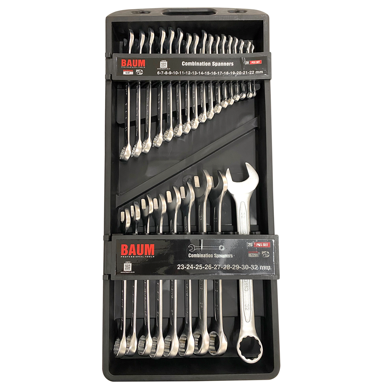 Kit Chave Combinada 26 Pcs Baum 6mm A 32mm