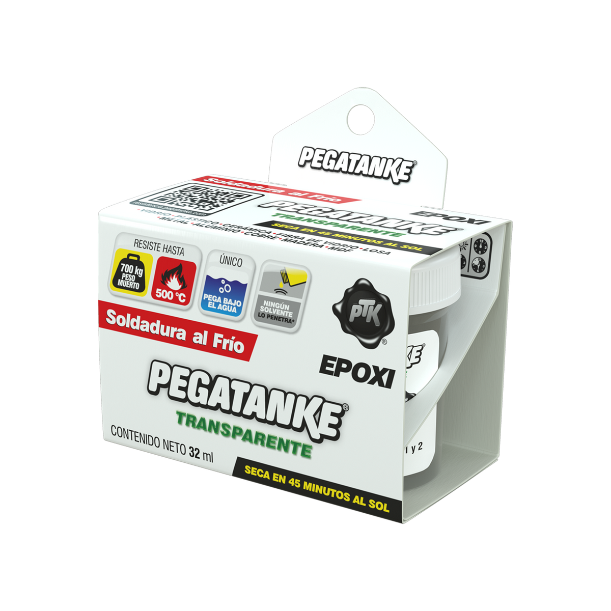 Adesivo Epoxi Pegatanke Transparente 35,8g