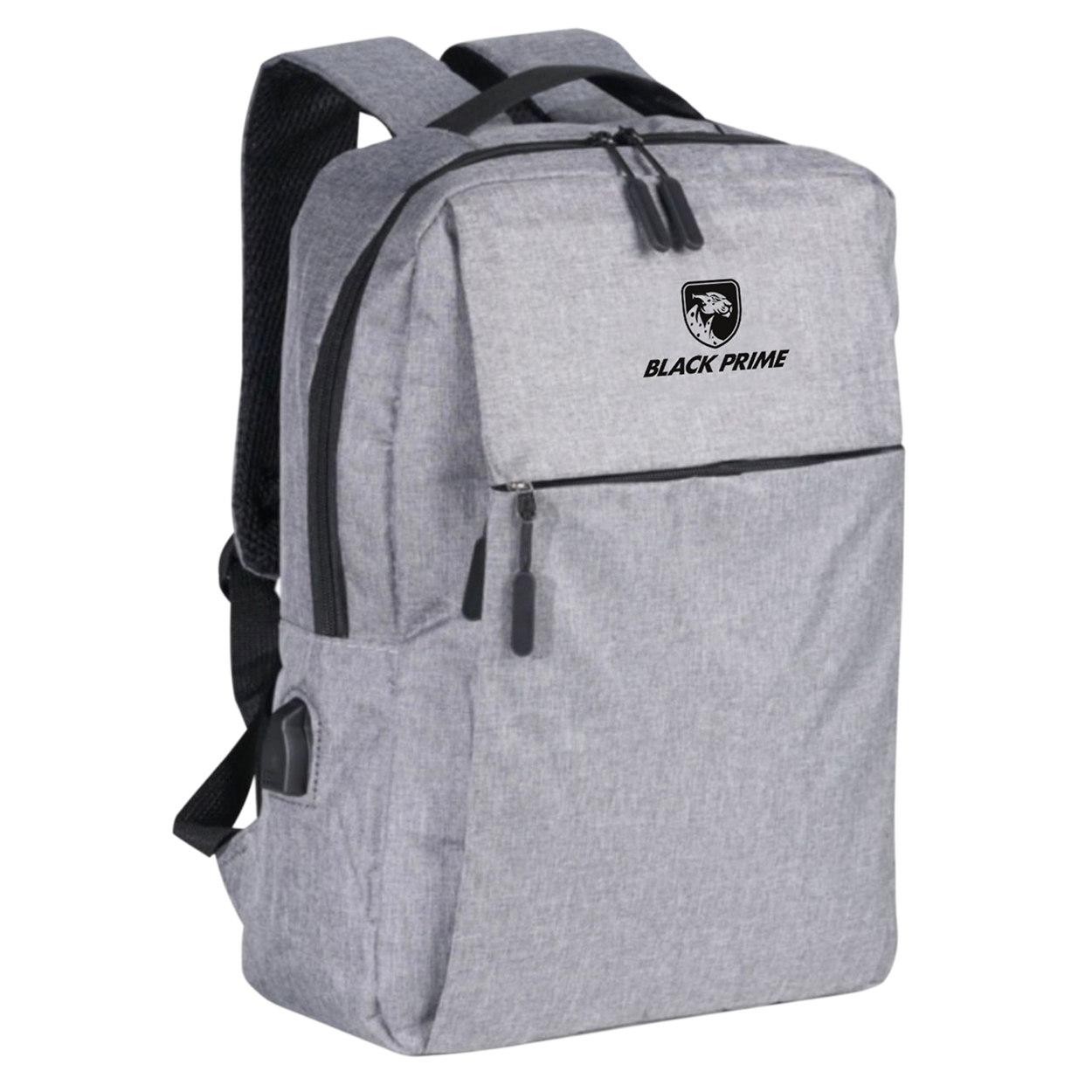Mochila Usb Cinza Black Prime