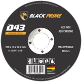 Disco De Corte D43 Black Prime 228 X 1,9 X 22,2