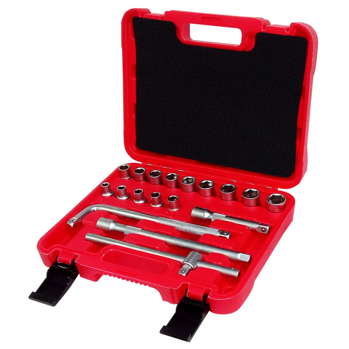 Kit Soquete Chave Manual 1/2" Baum - 18pçs
