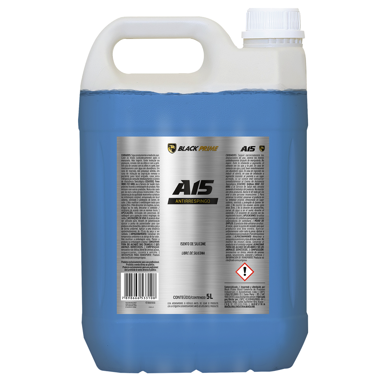 Antirrespingo A15 Black Prime 5l