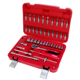 Kit Soquete E Ponteira C/ Catraca 1/4"  Baum - 46
