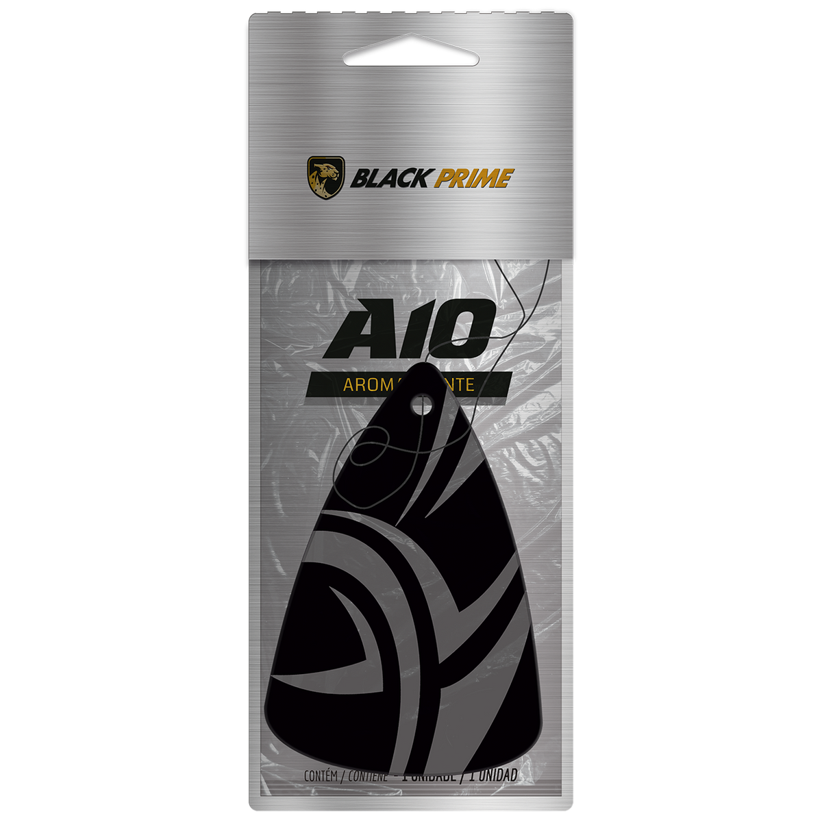 Aromatizante Folha A10 Carro Novo Black Prime Cx 2