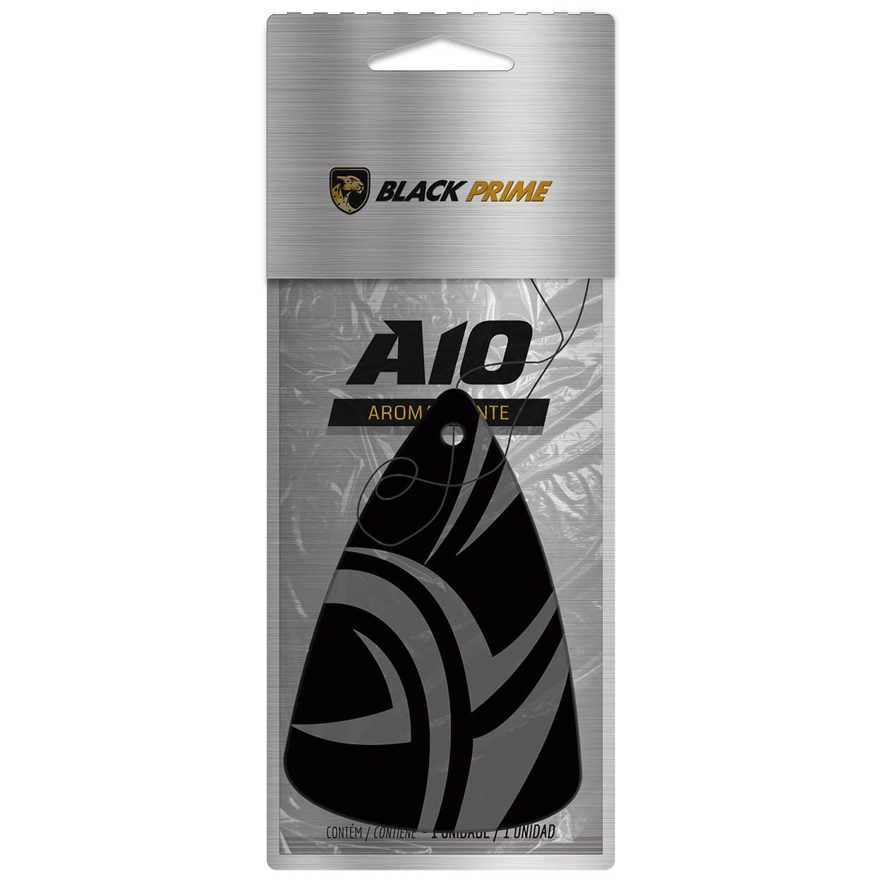 Aromatizante Folha A10 Carro Novo Black Prime Cx 2