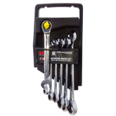 Kit Chave Combinada C/ Catraca 7 Pcs Baum 8mm A 17mm